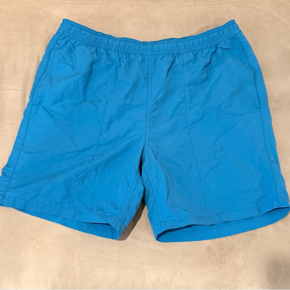 Orvis Teal Mesh-Lined Swim Trunks‎ Size M